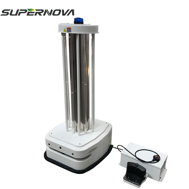 480W Wifi Al Desinficerar Smart Sterilizer Light Desinficera UV-lampor för UV-robotar