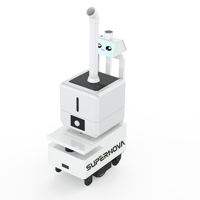 Ny teknik Atomizaing Spray Anti-epidemi Air Refresh Desinfection Artificiell Intelligent Spray Sterilizer Robot